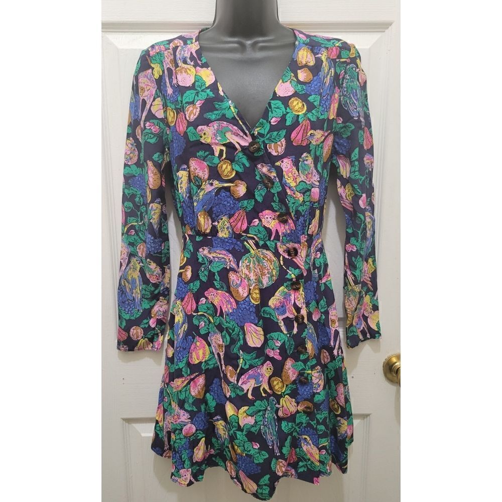 & Other Stories Long Sleeve Midi Button Down Dress